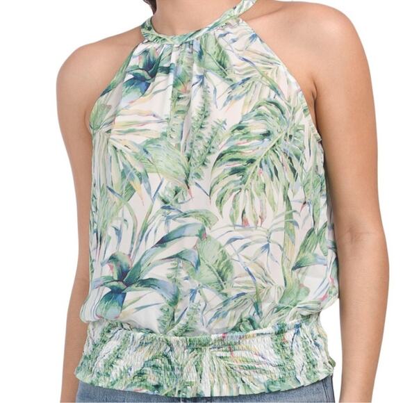 Joie Tops - JOIE Floral Halter Sleeveless Blouse NWT in XS